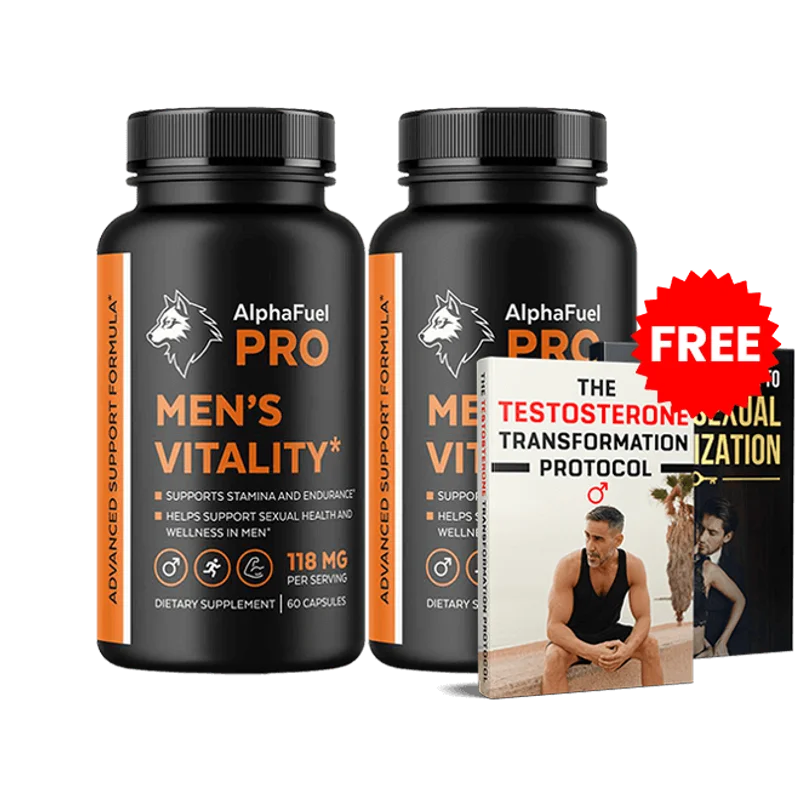 AlphaFuel Pro Men's Wellness Support — 2 Bottle / 60 Day Pack